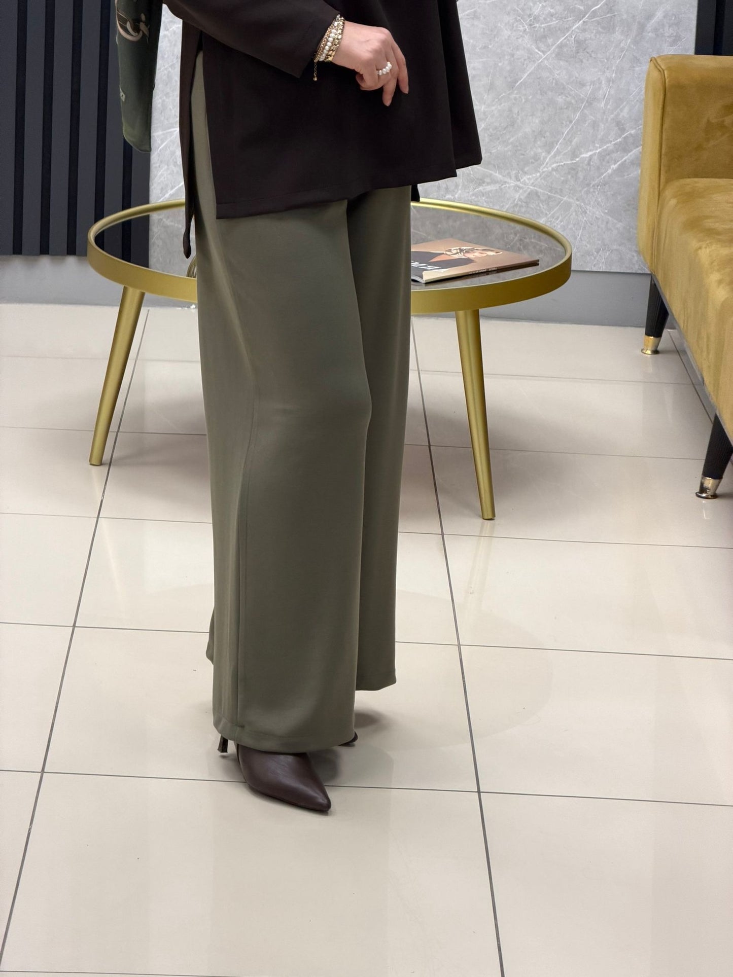 Melih beli lastikli modal kumas pantolon