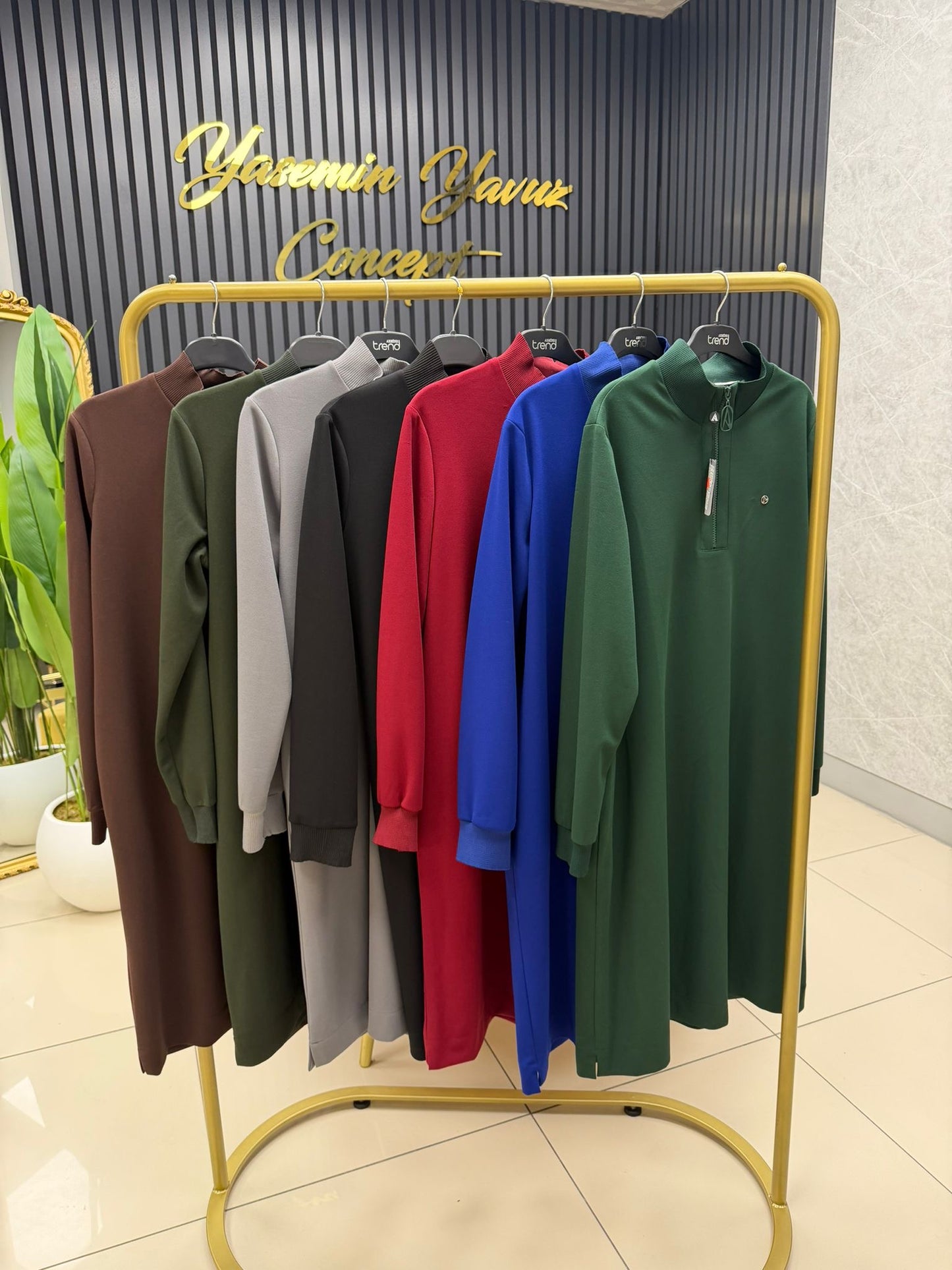 Armine Örme krep kumaş tunik