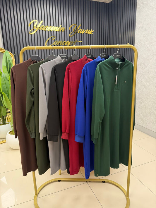 Armine Örme krep kumaş tunik