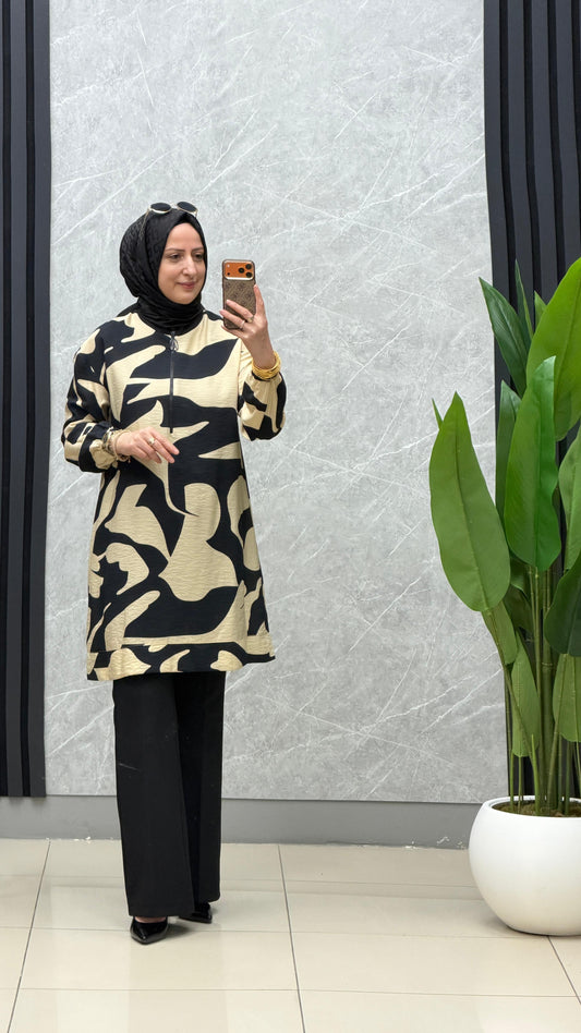 Armine Trend viskon kumaş tunik kod:26YT473