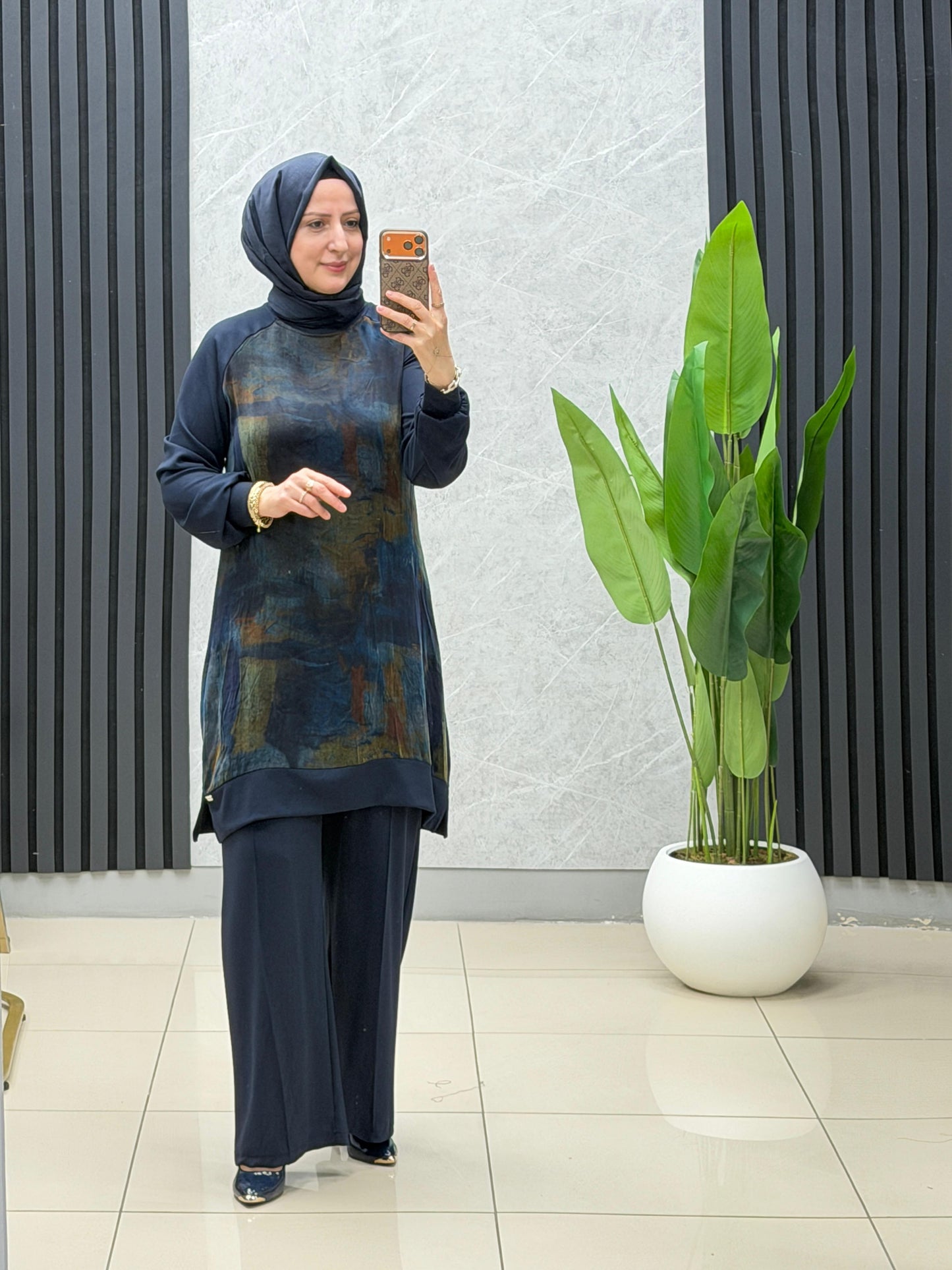Ayşe Akay pantolonlu takım 1011