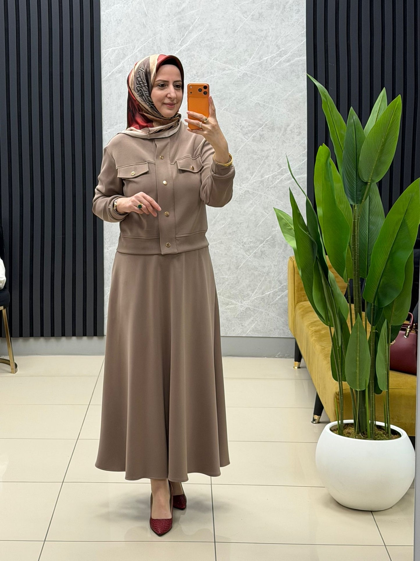 Armine çıtçıtlı osyho etekli takım 26yt604