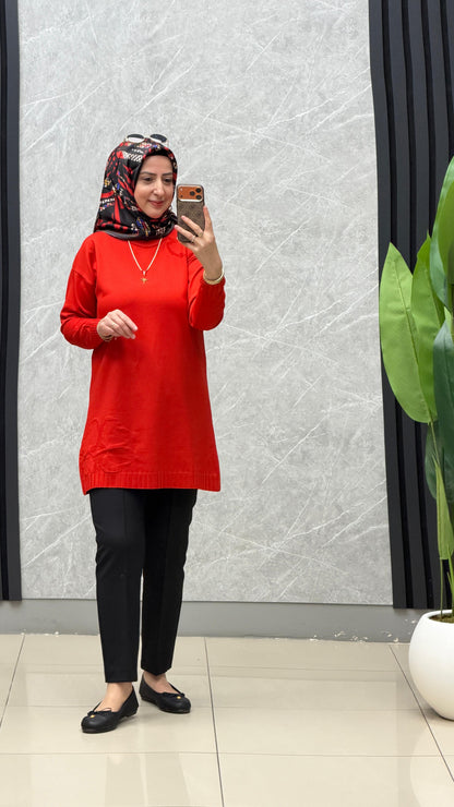 Tuğra Soğuk İplik Merserize Tunik / Ürün Kodu: 180
