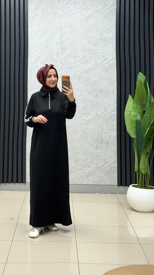 Ayşe Akay Şerit Detay Spor Elbise / Ürün Kodu : 1201