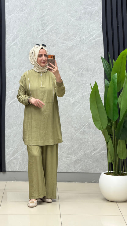 Armine Trend Gofre kumaş pantolon kod: 26YT220