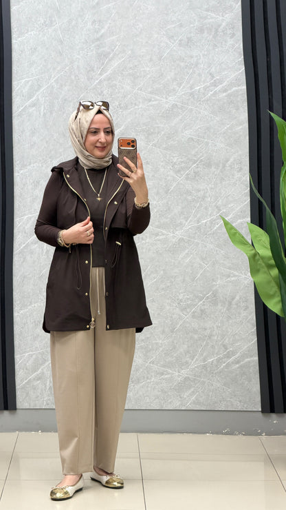 Noşhe Colombiya Astarlı Yelek / Ürün Kodu : 4625