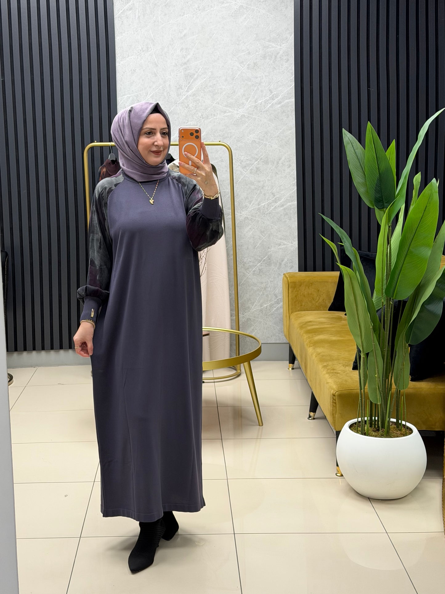 Soguk iplik merserize elbise