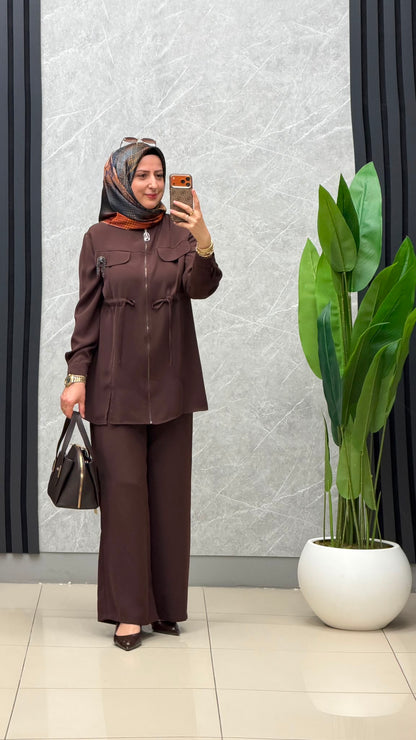 Armine Trend Broş Detaylı Takım / Ürün kodu : 26YT6180