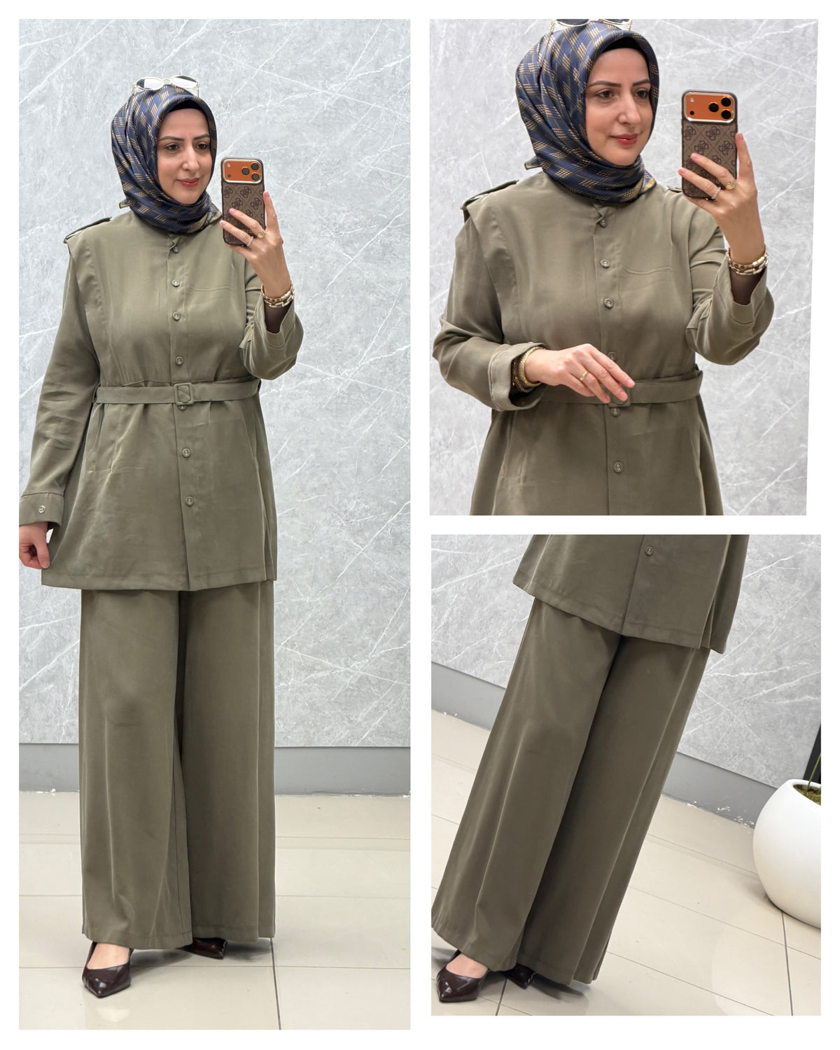 Armine Trend Kemer Detay Takım/ Ürün Kodu: 26YT536