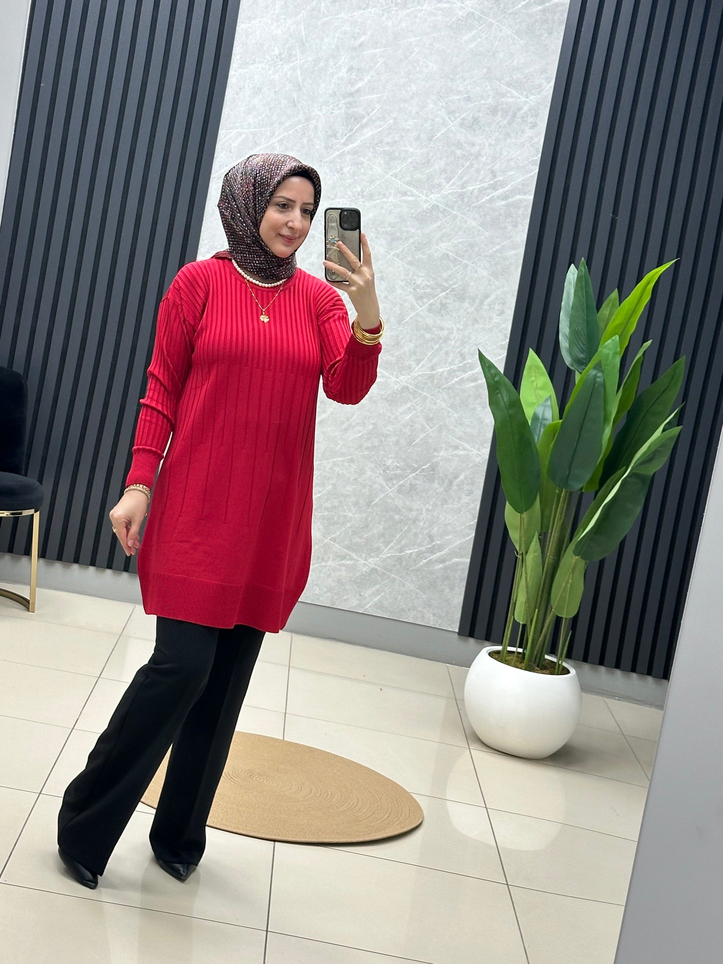 Soğuk iplik merserize tunik