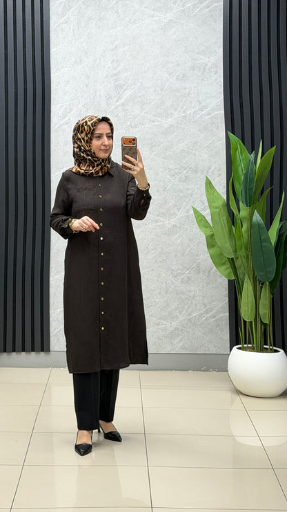 Armine Trend Ön Cep Detaylı Tunik 
Ürün Kodu: 26KT461