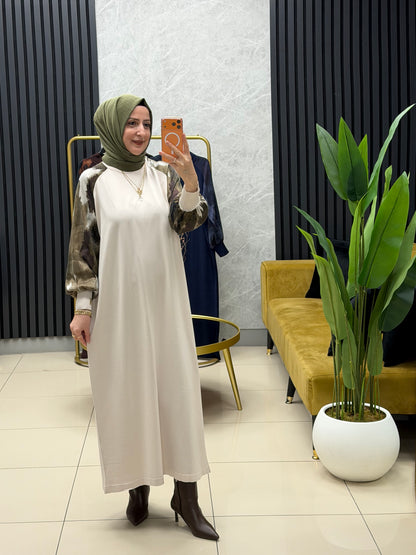 Soguk iplik merserize elbise