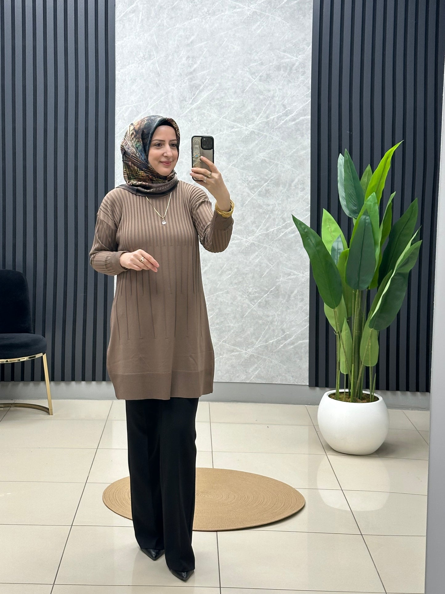 Soğuk iplik merserize tunik