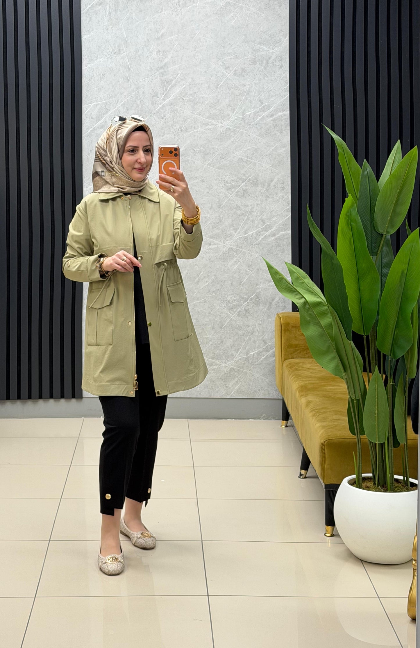 Armine trend kısa Trenç ceket 26YT504