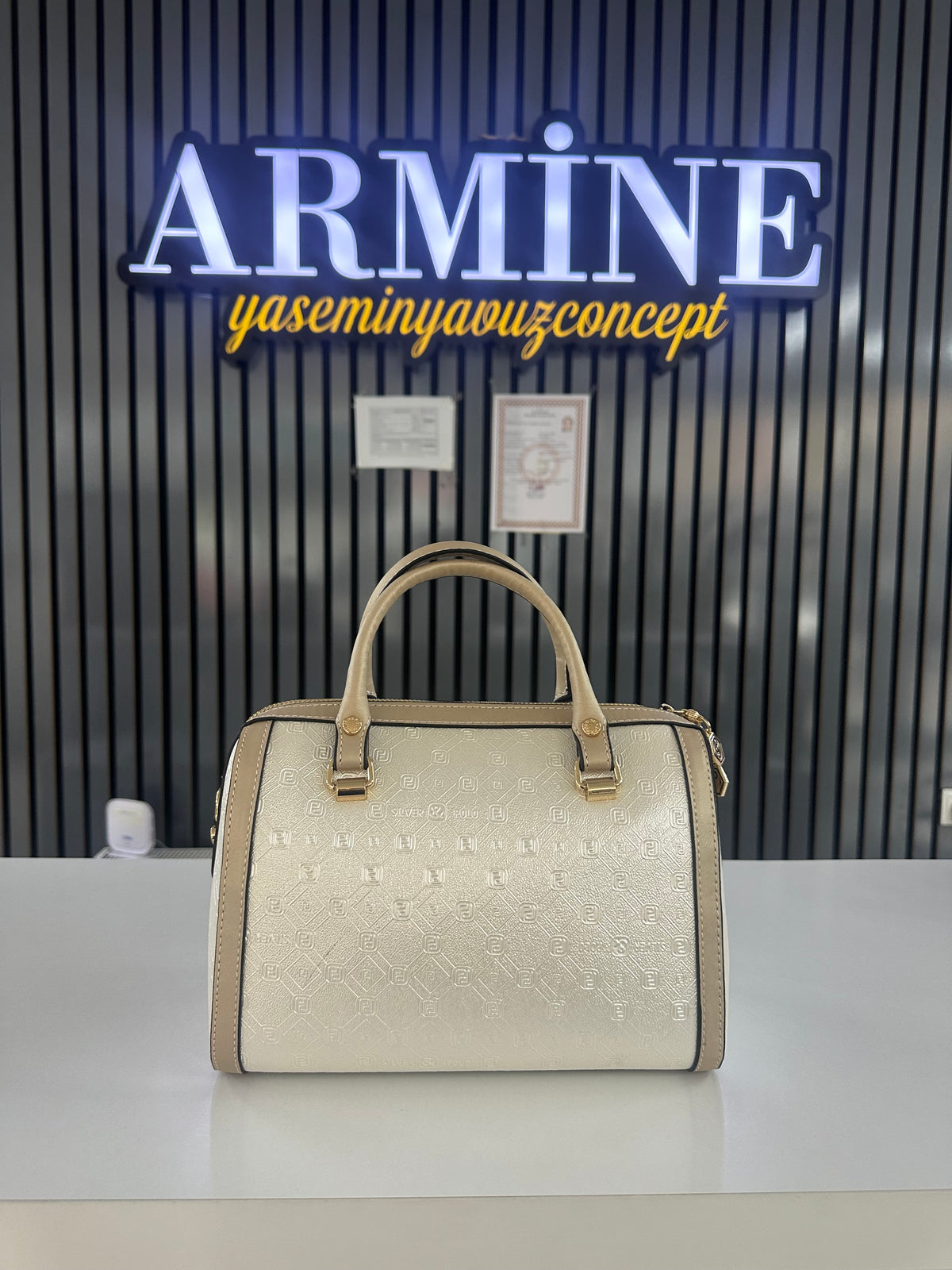 Silver polo çanta / Ürün Kodu 1091