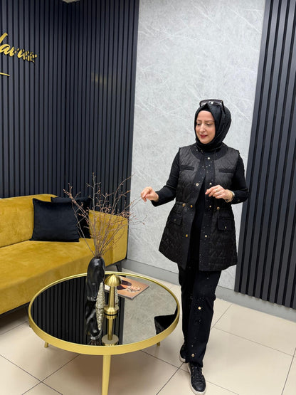 Pureva kapitone pufy 3 takım