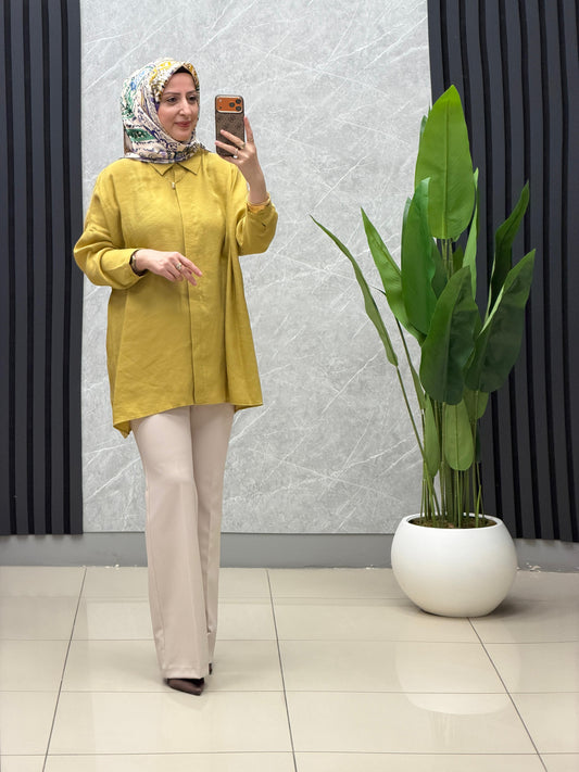 NUSS oversize gömlek Kod : NS26Y3001