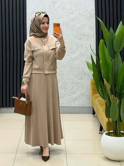 Armine çıtçıtlı osyho etekli takım 26yt604