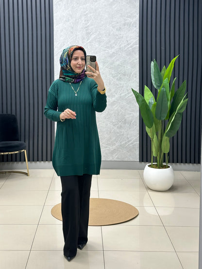 Soğuk iplik merserize tunik