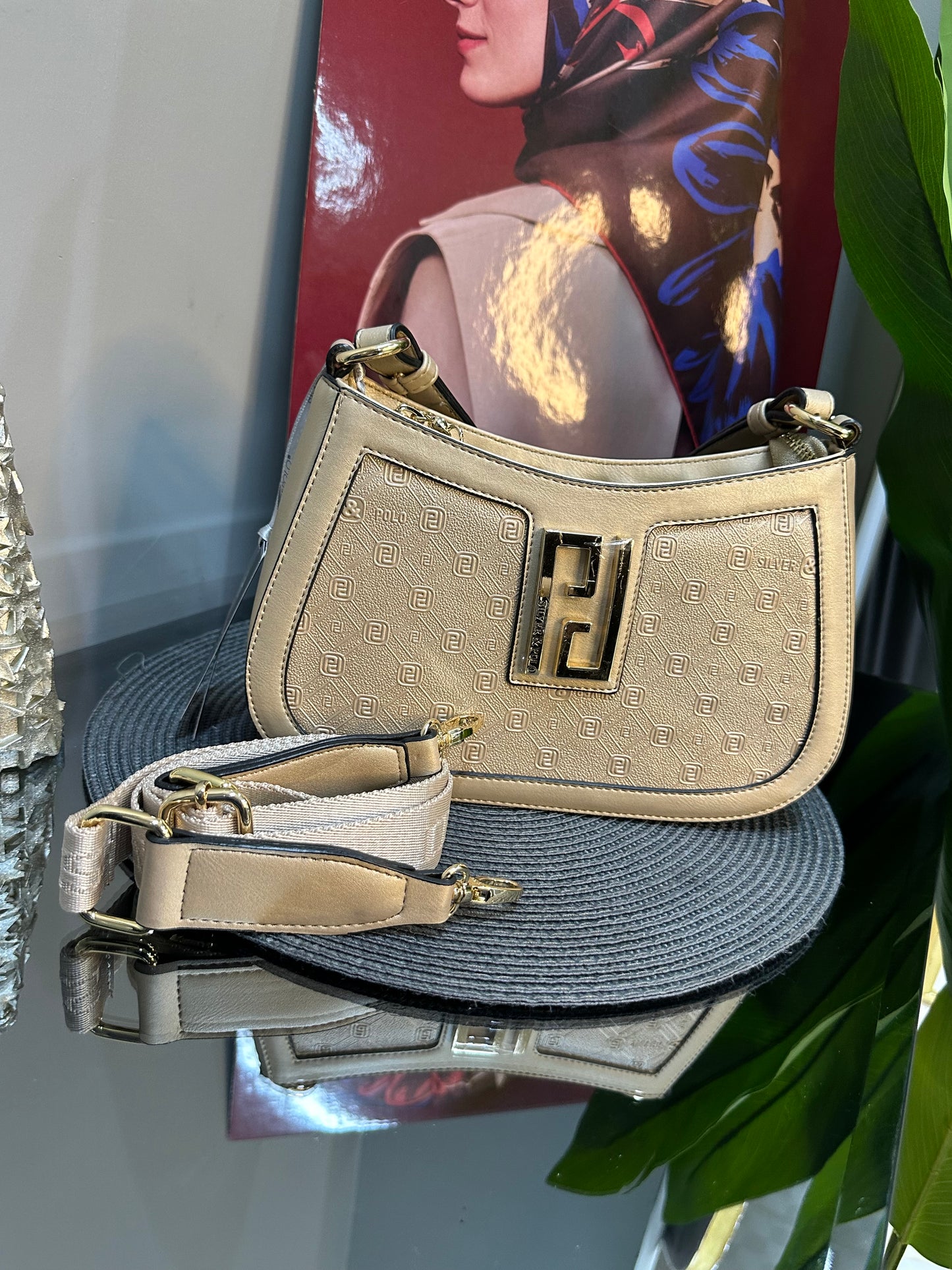 Silver polo çanta