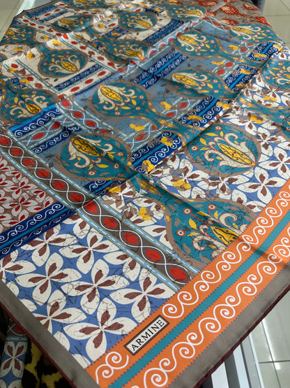 Armine nostalji serisi sura ipek eşarp