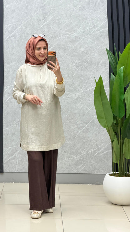Armine Trend Gofre kumaş pantolon kod: 26YT220