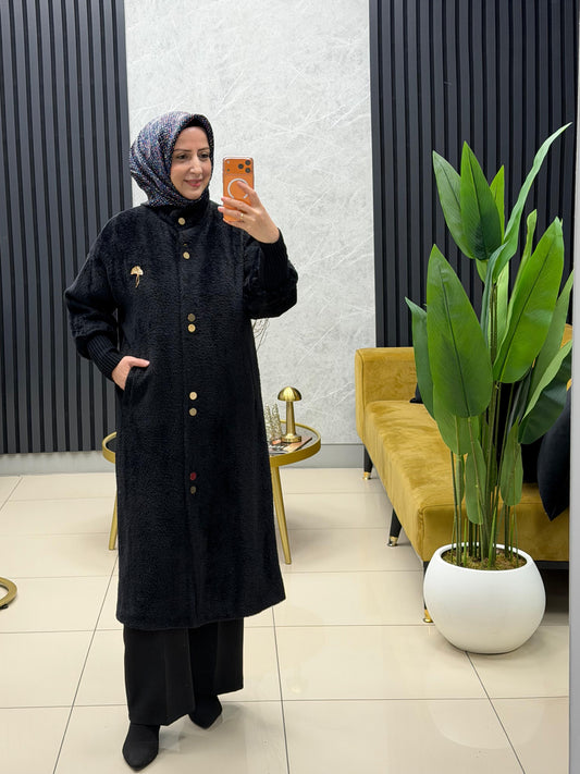 Marcha uzun boy angora kap/kaban