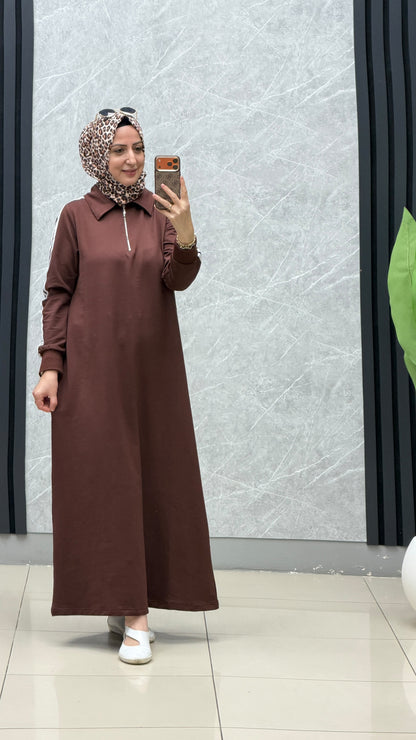 Ayşe Akay Şerit Detay Spor Elbise / Ürün Kodu : 1201