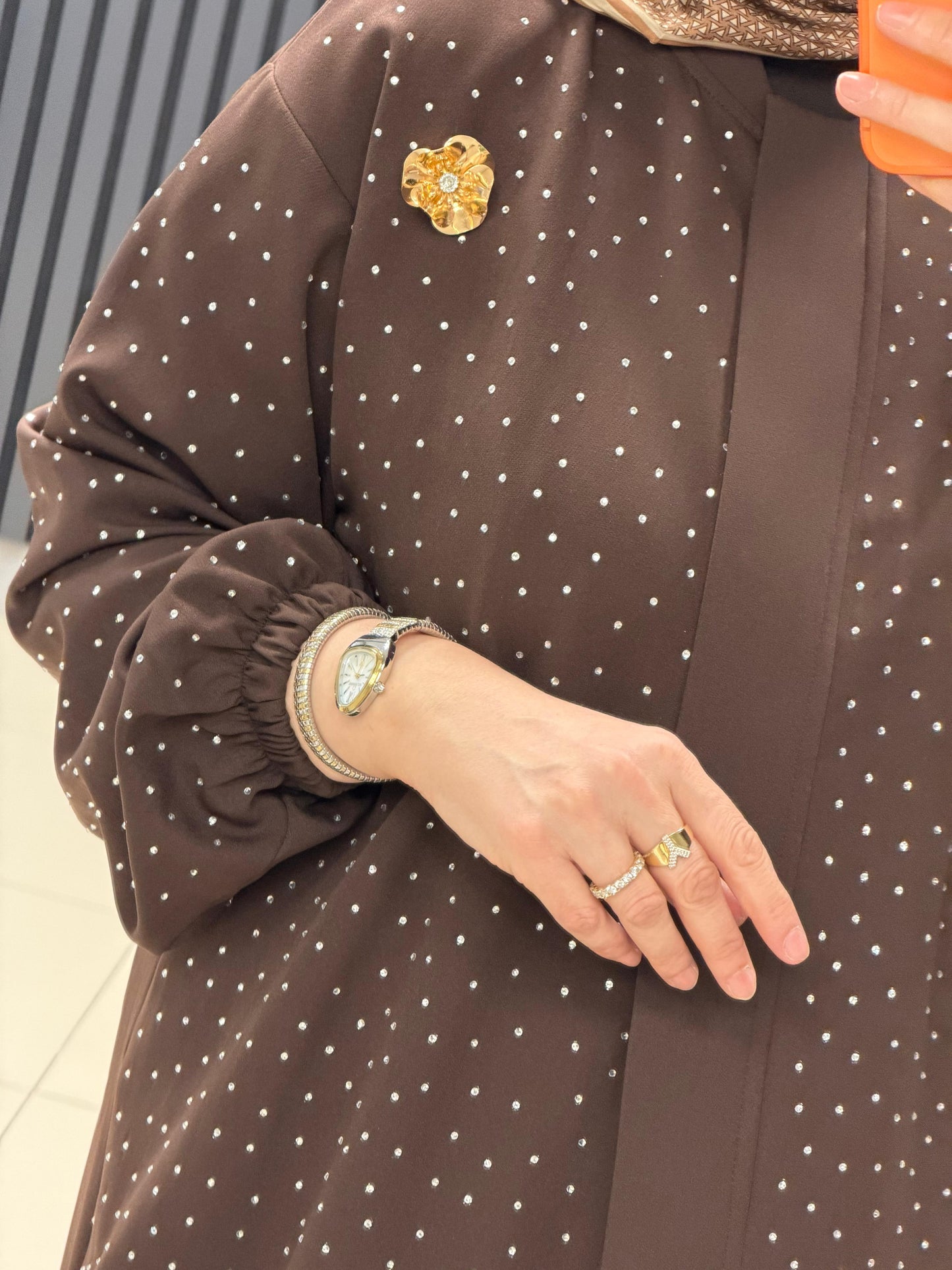 Mis esse serpme taşlı fermuarlı broslu takim 8183