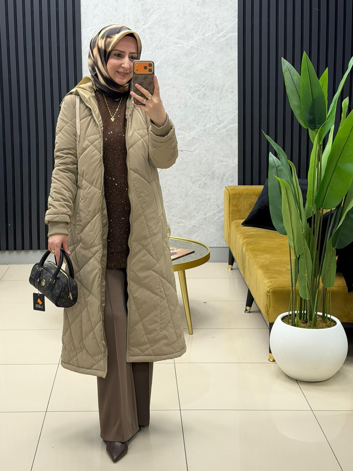 Armine Trend Kapitone Şişme Mont 24KT703