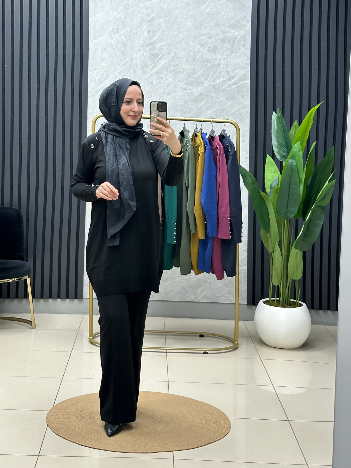 Soğuk iplik merserize tunik