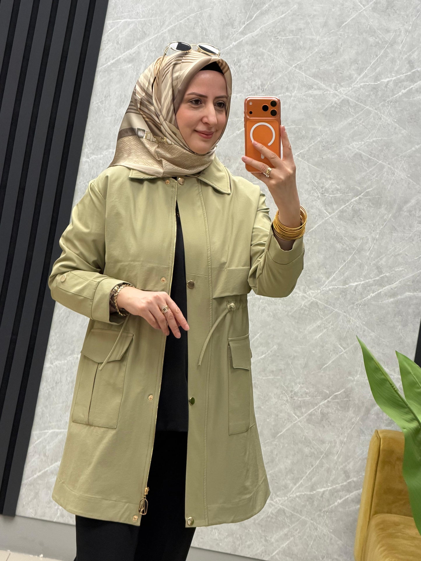 Armine trend kısa Trenç ceket 26YT504