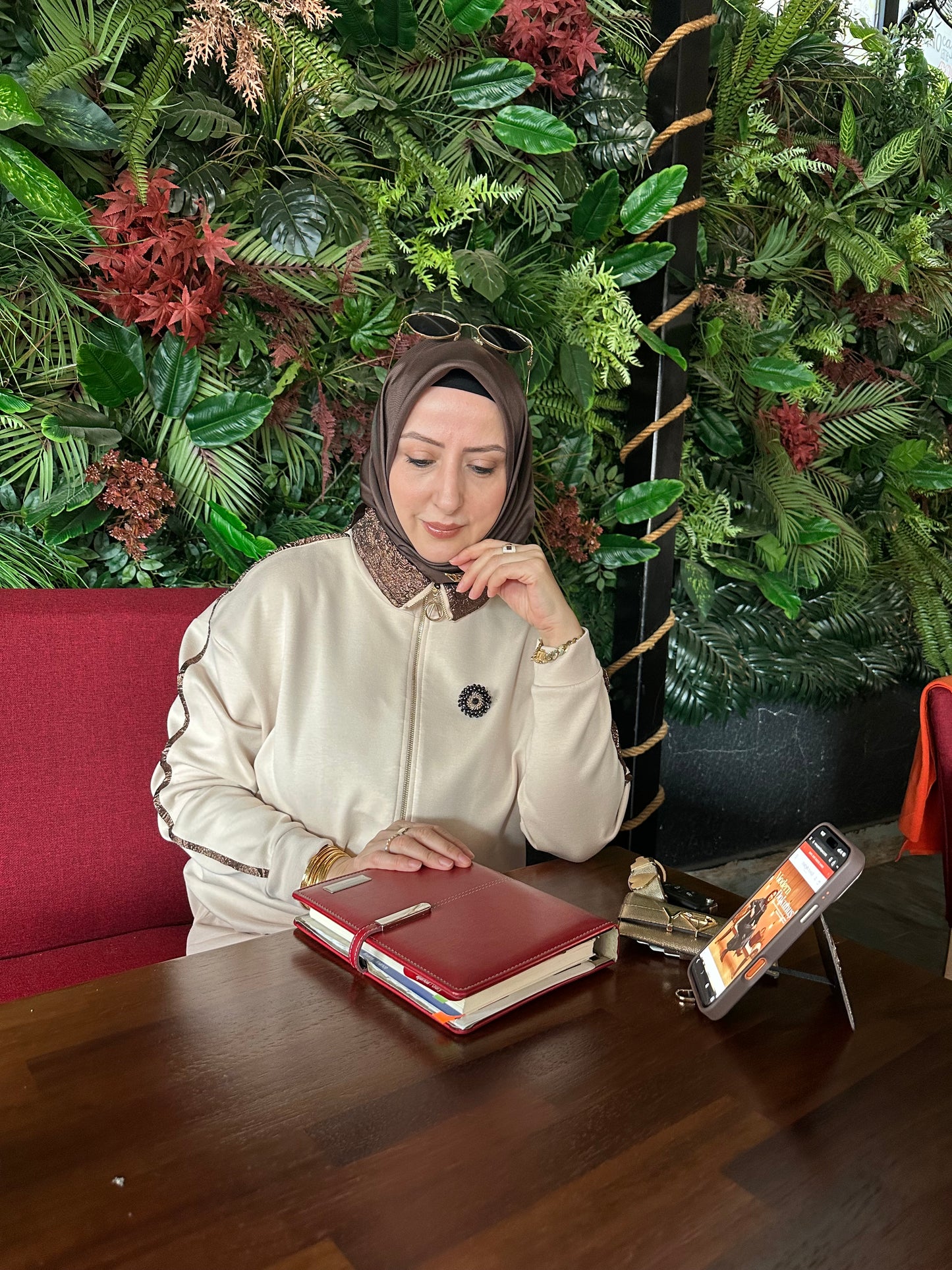 Endiva modal kumaş jakarlı takım