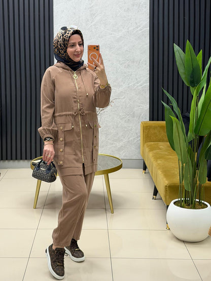 Ayşe Akay Fermuar Cepli Takım