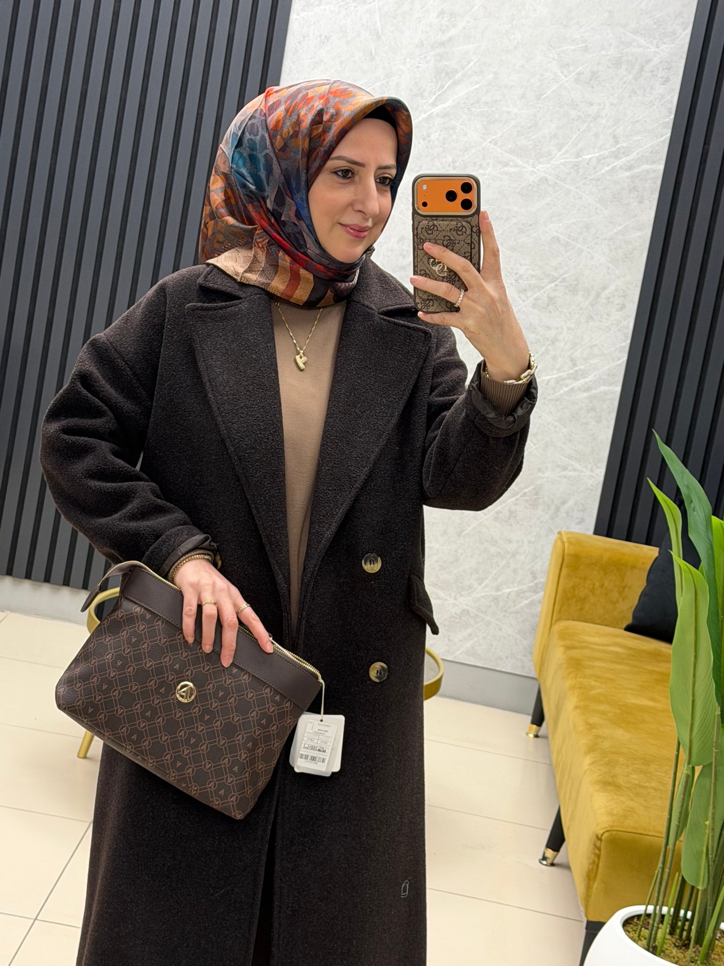 Armine kaşe kaban 25KT747