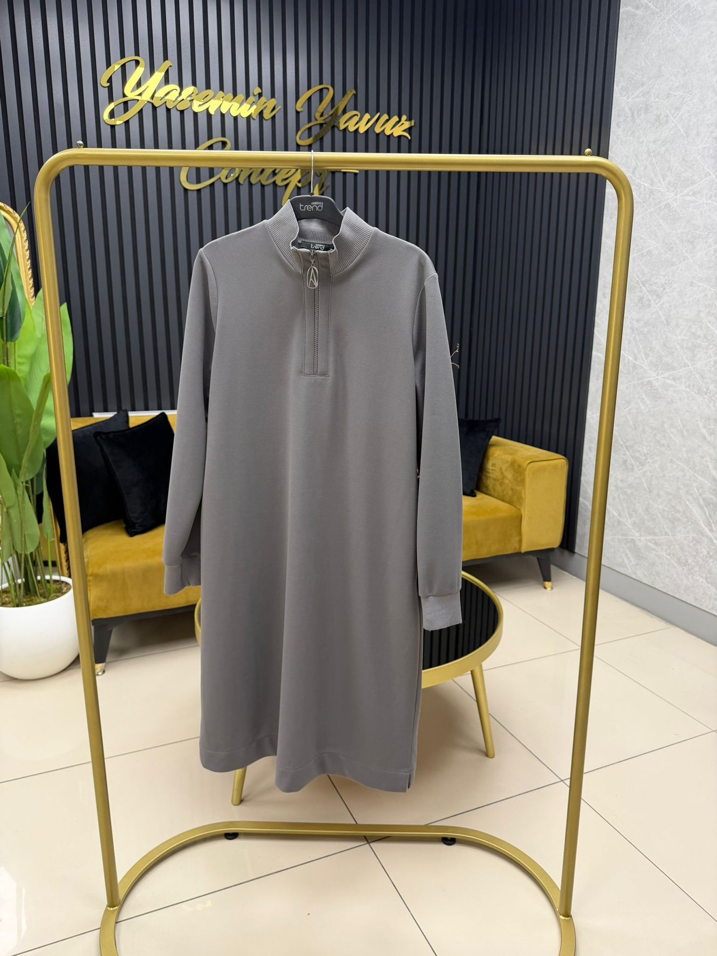 Armine Örme krep kumaş tunik