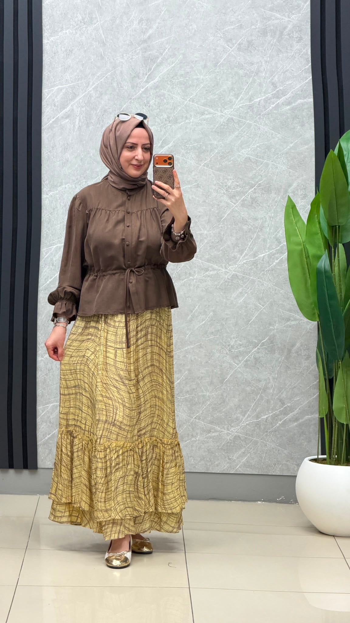 Armine Trend Eteği Fırfır Detaylı Takım / Ürün Kodu : 26YT6136