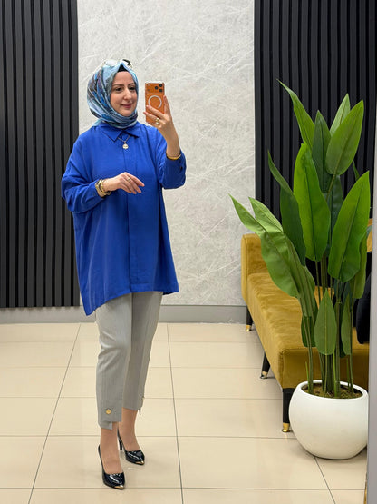 NUSS oversize gömlek Kod : NS26Y3001