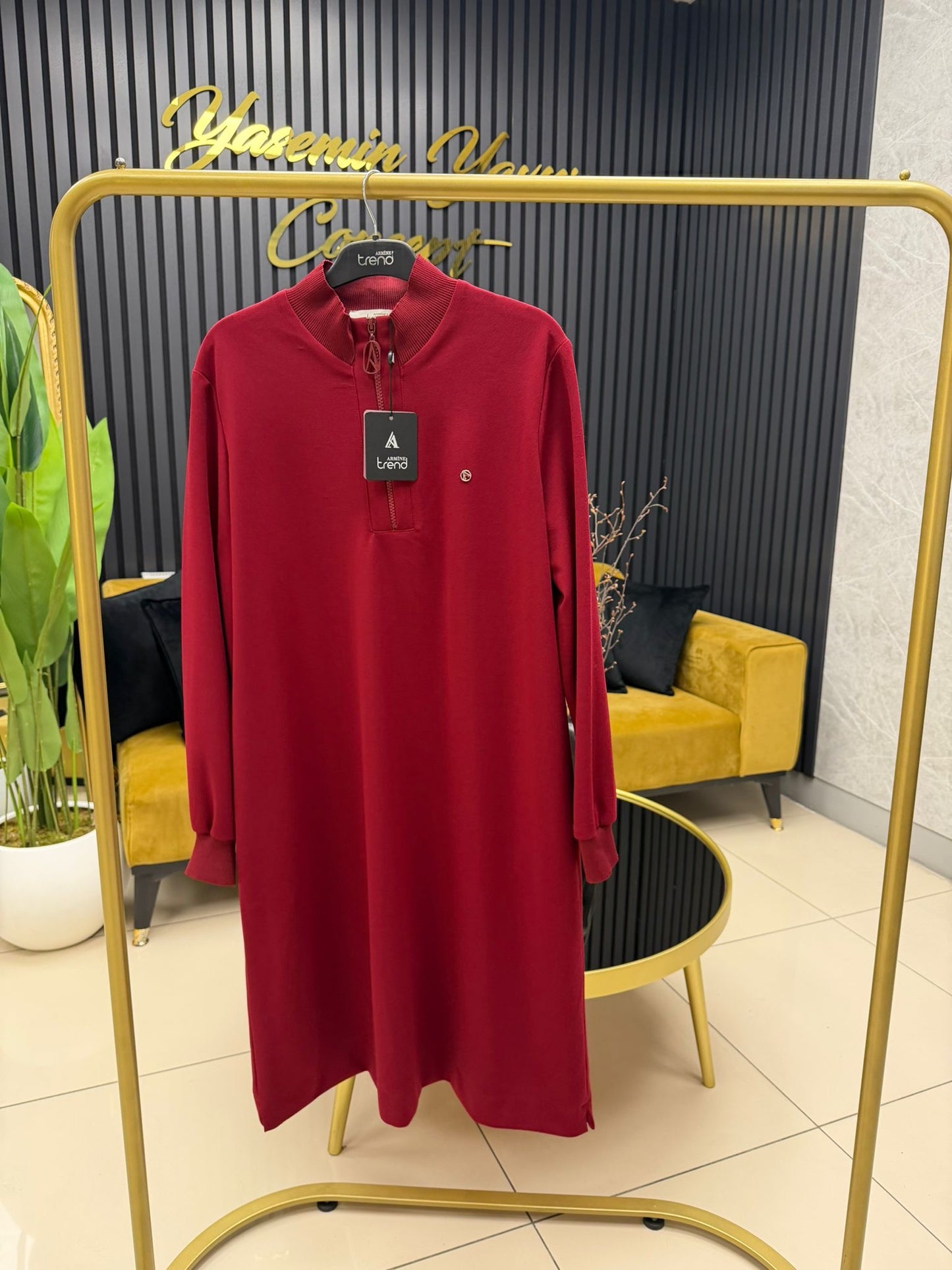 Armine Örme krep kumaş tunik