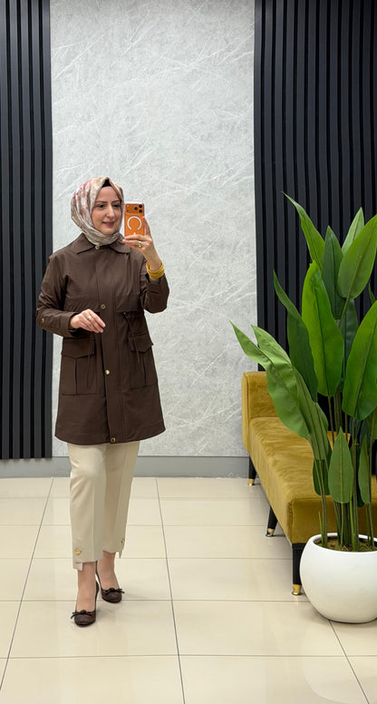 Armine trend kısa Trenç ceket 26YT504