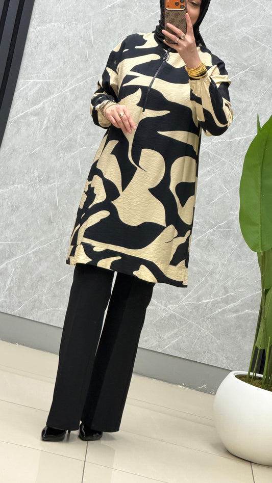 Armine Trend viskon kumaş tunik kod:26YT473