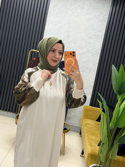 Soguk iplik merserize elbise