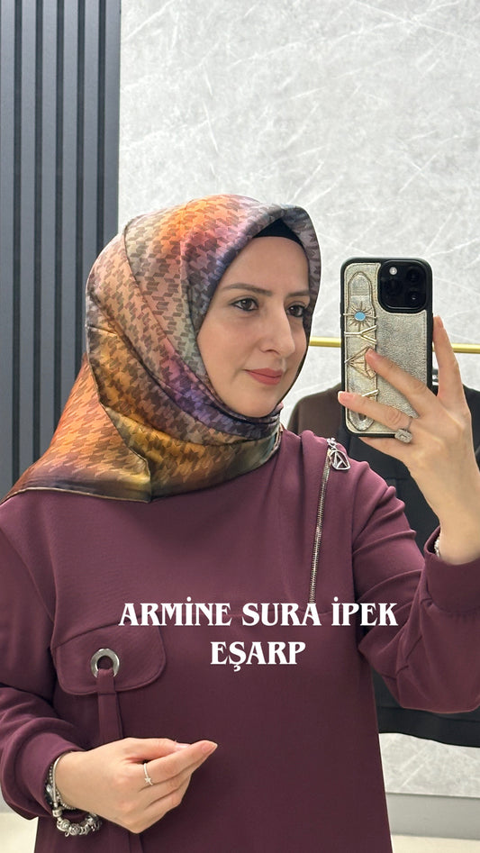 Armine yeni sezon sura ipek eşarp 2026/2026
