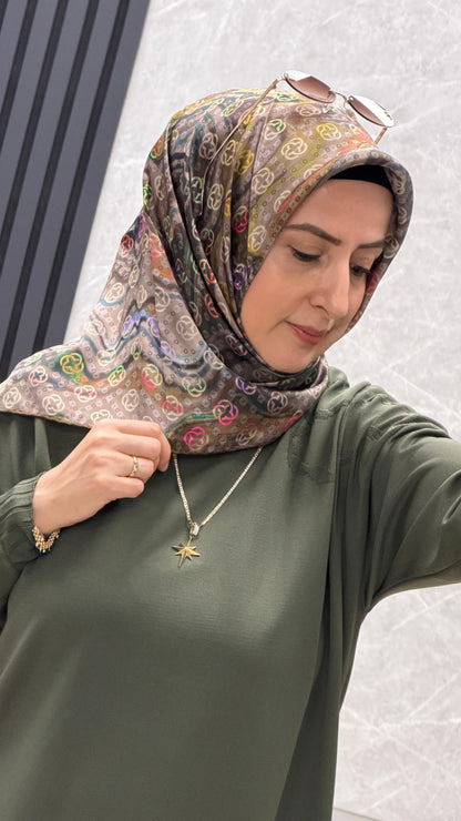 Aker Sura İpek Eşarp