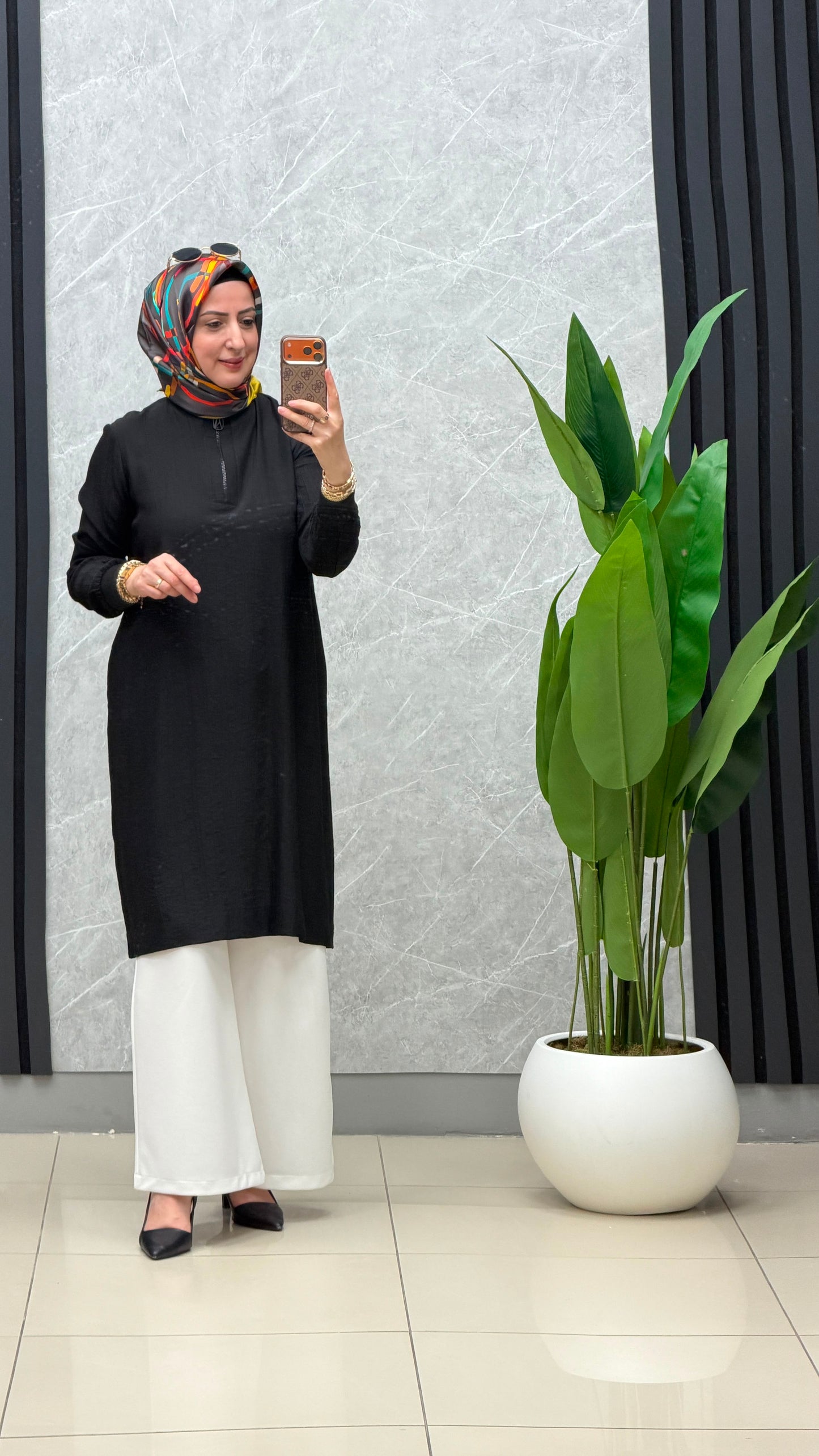 Armine Trend gofre kumaş tunik kod: 26YT462