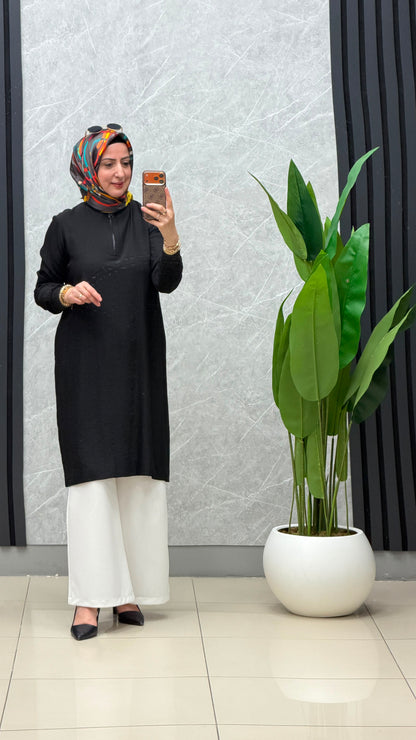 Armine Trend gofre kumaş tunik kod: 26YT462