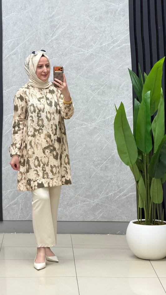 Armine Trend viskon kumaş tunik kod:26YT473