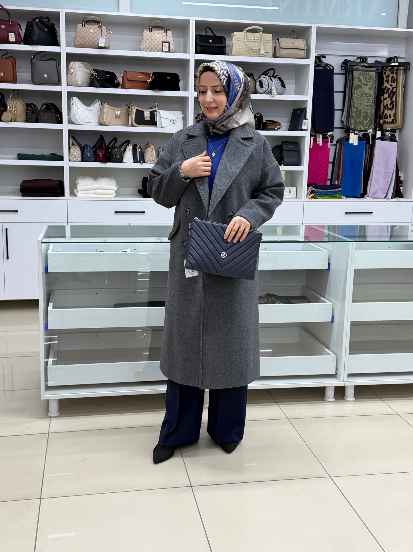 Armine kaşe kaban 25KT747