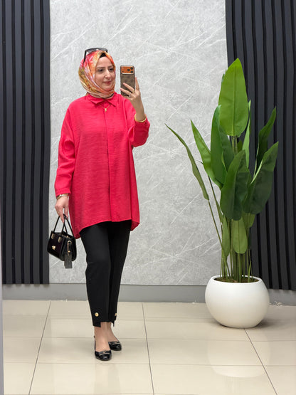 NUSS oversize gömlek Kod : NS26Y3001