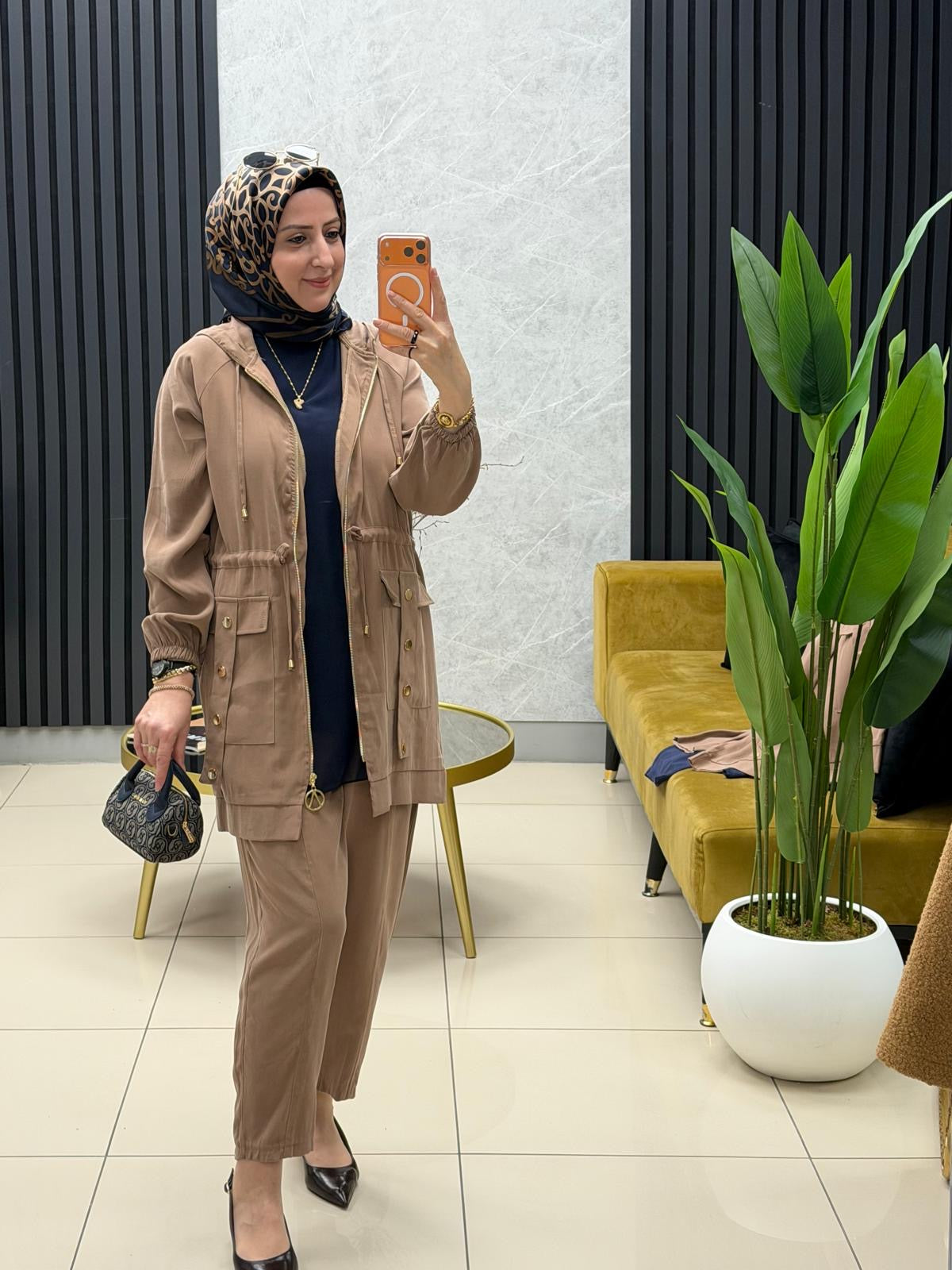 Ayşe Akay Fermuar Cepli Takım